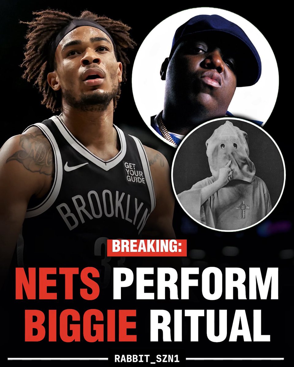 rabbit_szn1's tweet photo. 🚨BREAKING | Brooklyn Nets Perform SCRIPTED Biggie Smalls Ritual‼️ (Thread🧵)
#NBA
#SportsAreScripted https://t.co/QDgLHyBHkC