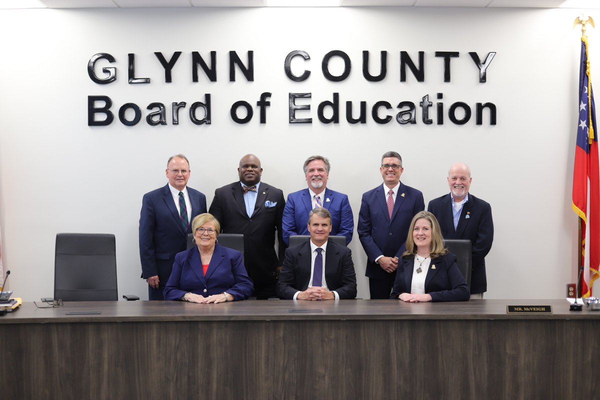 glynncoschools's tweet photo. For School Board Appreciation Week, we are recognizing our Board of Education members for their commitment to the students and staff of Glynn County! Their work often happens behind the scenes, but the impact is felt in every classroom across the district. https://t.co/x5PFUHb1TS