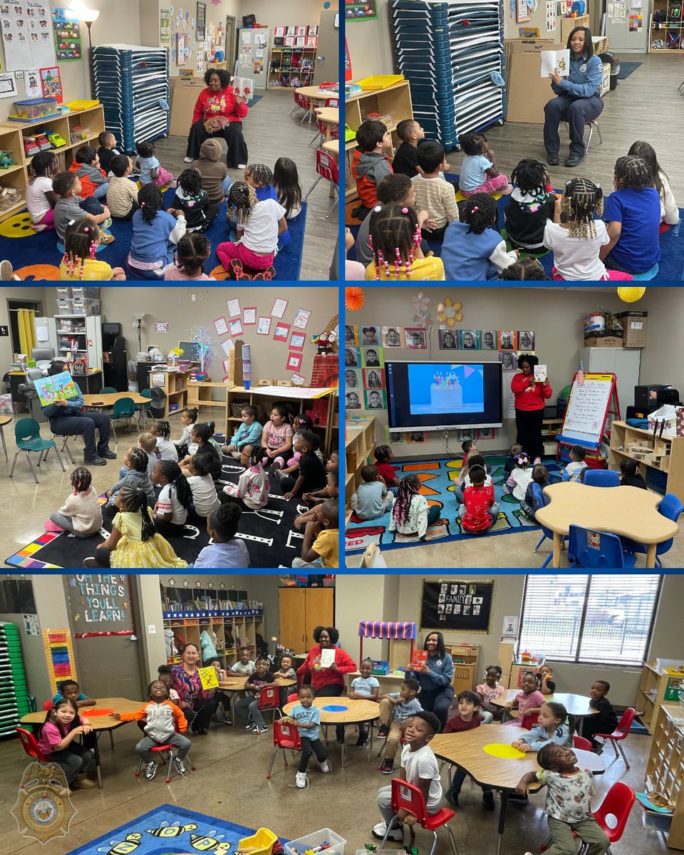 ADCPIO's tweet image. For #ReadAcrossAmericaWeek, staff from the McPherson Unit had the opportunity to visit the Jonesboro Public School to read to students. Staff surprised students with goodie bags and promised they would be back next year.