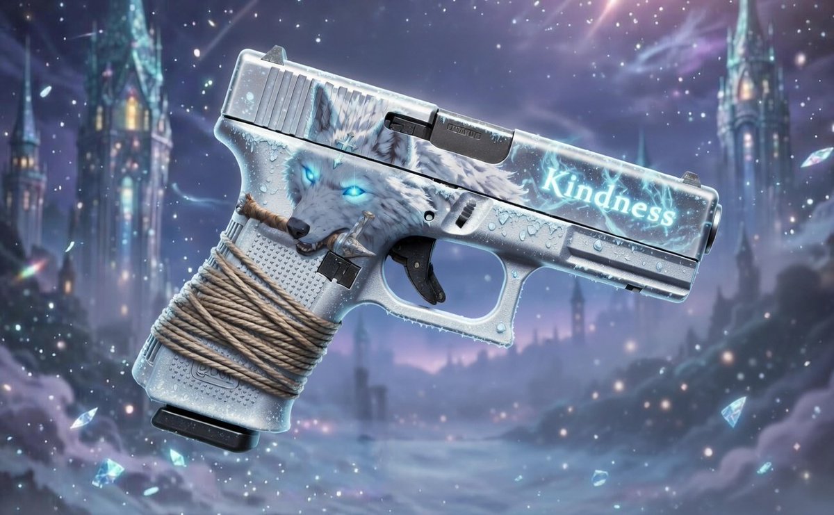 I was messing around with grok. Made this because of the way people pronounce my youtube tag @ glacwolf. 🤣🤣🤣 glock-wolf