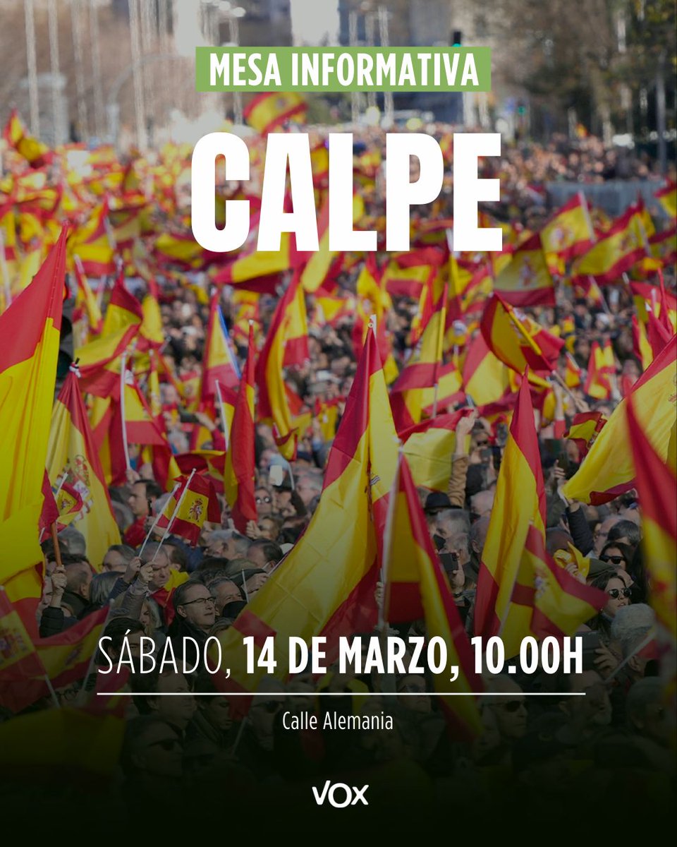 VOX Denia (@vox_denia) on Twitter photo 