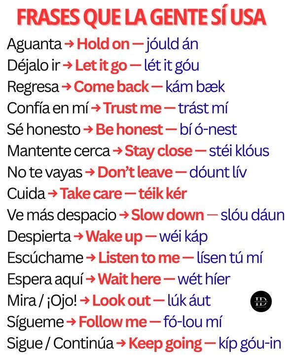 LA LISTA DEFINITIVA: 15 expresiones para sonar como un NATIVO:
