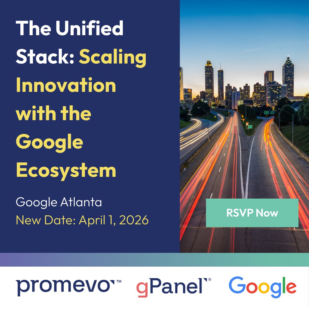 Promevo's tweet photo. New date. Same elite insights!

Join Promevo and @GoogleCloud in Atlanta for a Masterclass designed to transform your workflow.

🎟 Register now: https://t.co/ZemwuiJXJF

#GoogleCloud #AtlantaEvents #TechMasterclass https://t.co/h98otgRQ7Z