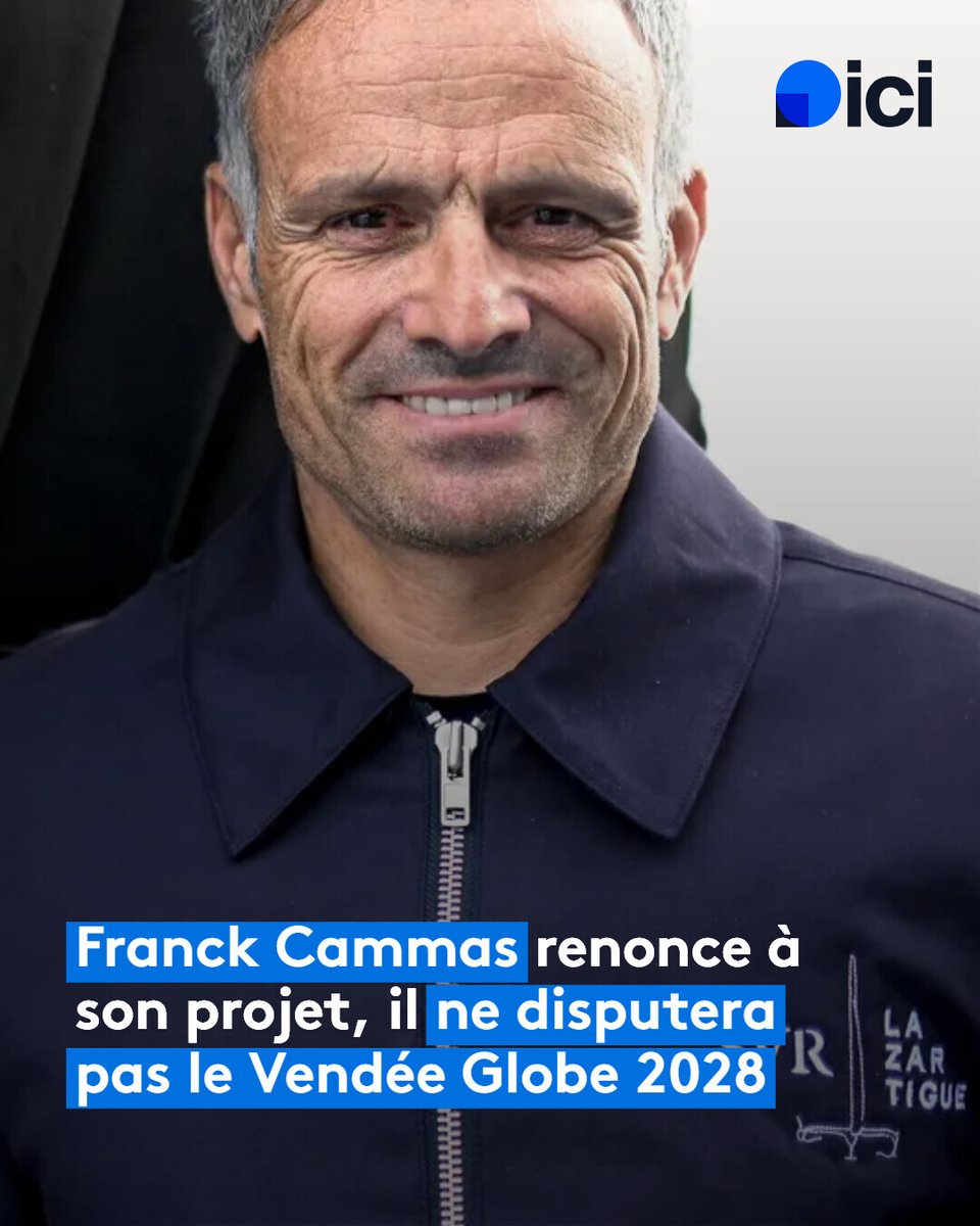 icibreizhizel's tweet photo. Voile : le navigateur Franck Cammas, établi dans le pays de Lorient, renonce à participer au Vendée Globe 2028

➡️ https://t.co/OSIpc8pkl3 https://t.co/DU438Vurl4