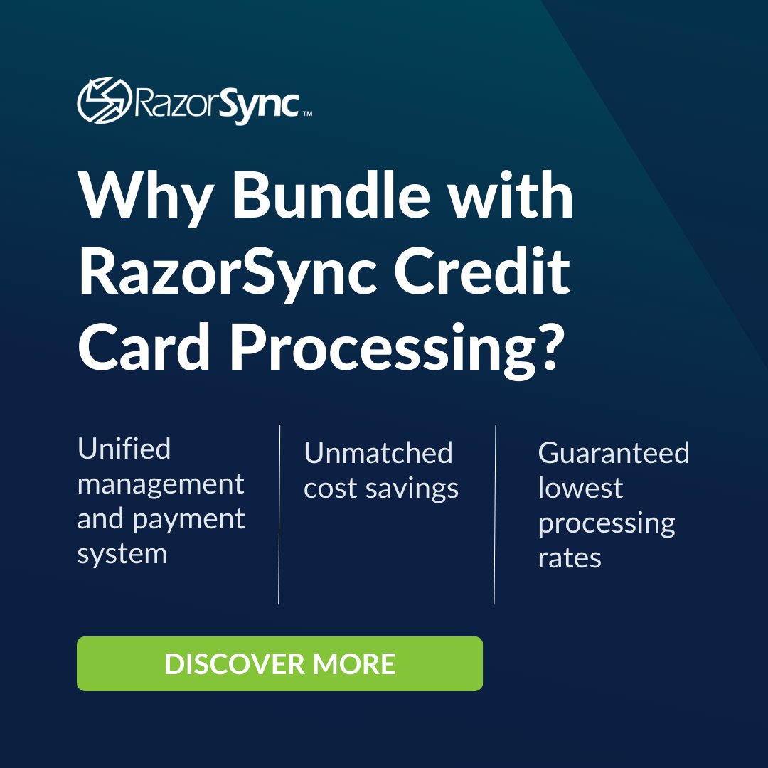 RazorSync's tweet photo. When you bundle with RazorSync Credit Card Processing, you're streamlining operations with one unified system and securing some of the lowest processing rates in the industry. 

Learn more:
https://t.co/KUWZUpwIbL 

#RazorSync #FieldServiceBusiness https://t.co/iWUd5RBgeS