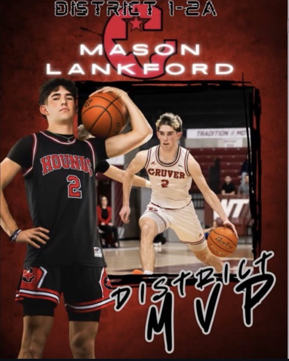 Blessed to receive the District 1-2A MVP! Thank you coaches, teammates, and all those who supported! <a href="/coachlankford72/">Trent Lankford</a> <a href="/gruverhoundball/">Gruver Houndball</a> <a href="/JVNYLFILMS/">JVNYL FILMS</a> <a href="/abovetherimkh/">Kelsey Hull</a> <a href="/Coach_Valverde/">Coach V</a>
