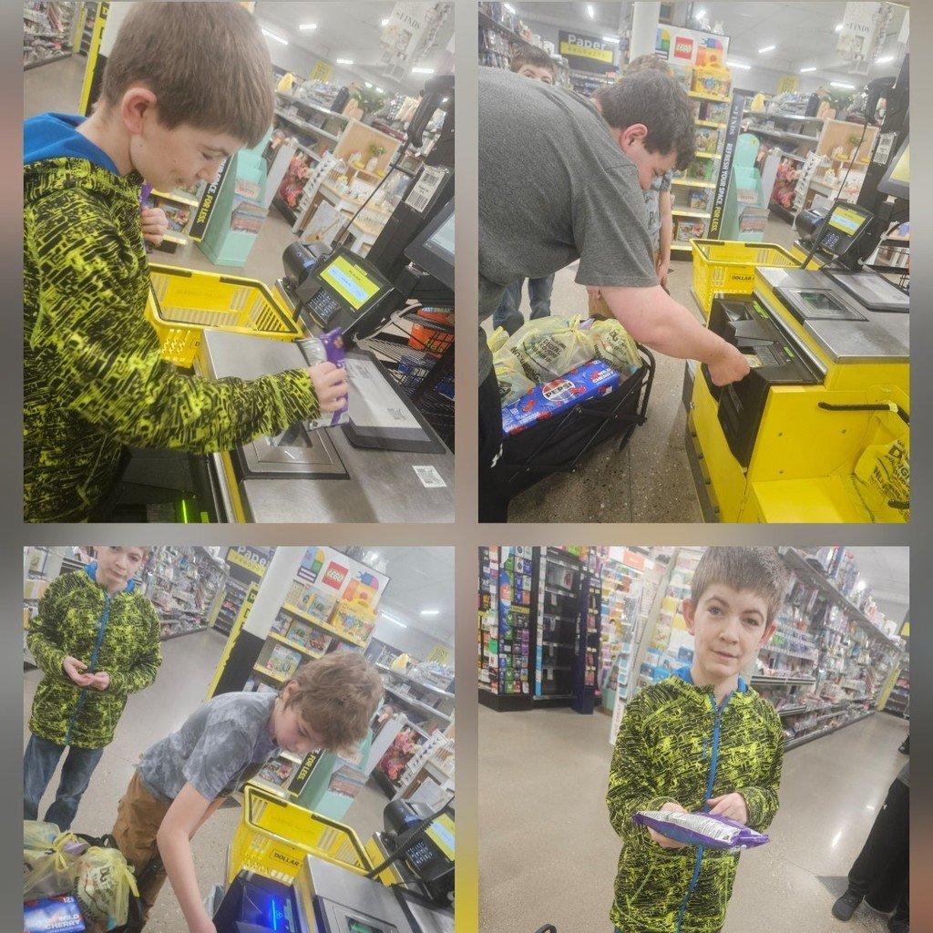 Ducks126's tweet photo. Great Day for Mrs Brady's life skills to get some shopping in. Thank you DG for always being patient with us. https://t.co/PsjP1LkPVL