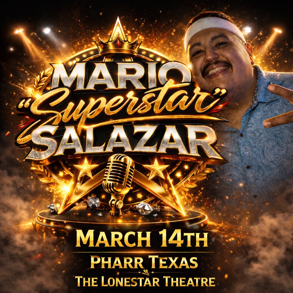 SuperStarcomedy's tweet photo. #RGV #PharrTexas My first ever 1 Man 2 Hour Show!! Two hours of non stop laughs it will fly by and you will leave hurting from laughing.  This Saturday in Pharr Texas at #TheLonestarTheater https://t.co/Ux0ONnLY2c