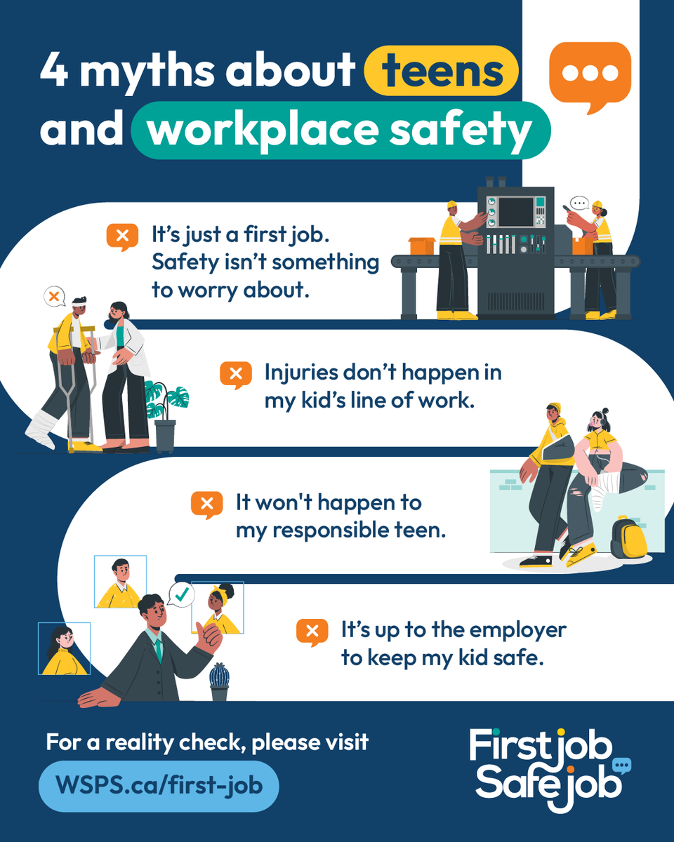 WSPS_NEWS's tweet photo. Ontario teens are looking for summer jobs. 🔍

🔹Before you drive them to drop off a résumé…
🔹Before they hit “submit” on an application…
🔹Before they walk into their very first workplace…

📑 Do your homework! Visit First Job. Safe Job. https://t.co/KNZObOXI4L

Information, tips and useful resources designed to help you guide them towards safe opportunities.

#jobsearch #summerjob #youthemployment
#youngworkers #workplacesafety
#parenting