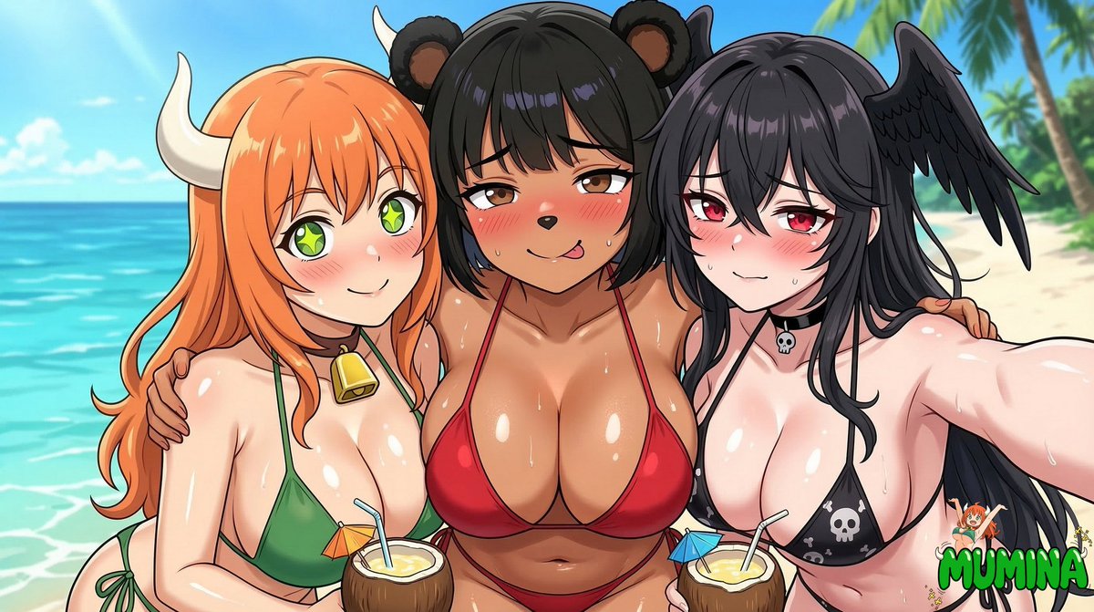 Just chilling with my girls

$mumina