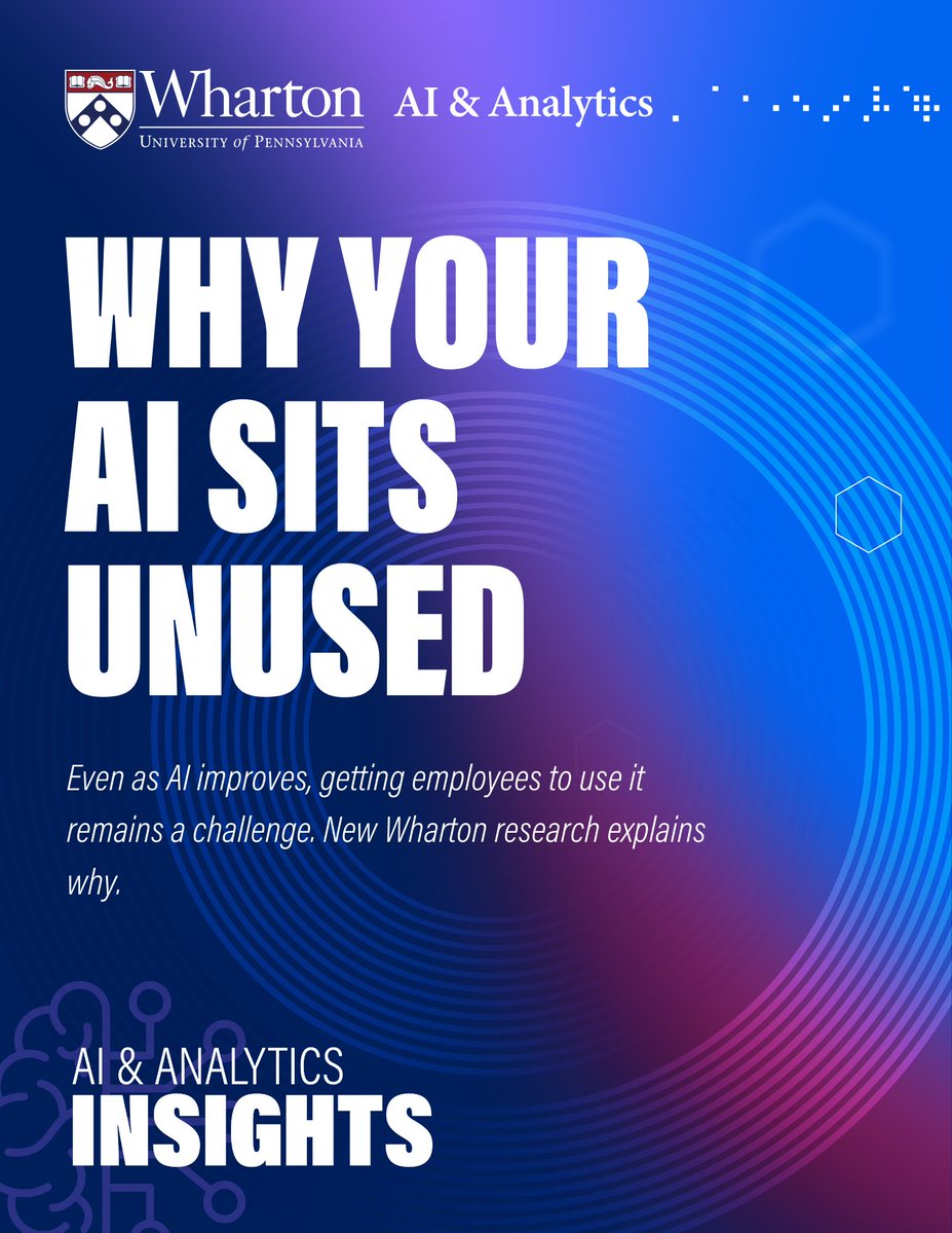 Wharton AI & Analytics Initiative tweet media