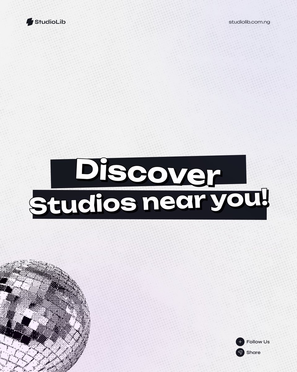studiolib_'s tweet photo. Studio hunting just got easier 🎶
Discover the best studios in Nigeria, book your sessions, and manage everything seamlessly with StudioLib.

Your next session starts here. 🚀
Link in bio.

#studiolib #musicstudios #studiosessions #africancreatives #musictech #studio #book https://t.co/WrN5OVbFxw