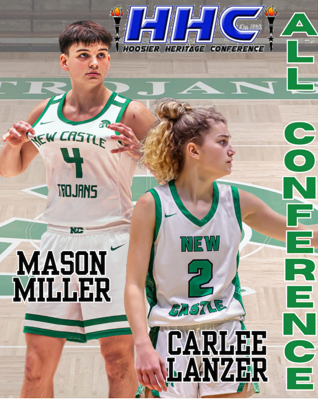 NCTrojans's tweet photo. Congratulations to Carlee and Mason for making HHC All-Conference! #DefendTheCastle https://t.co/BGSiRPtpiR
