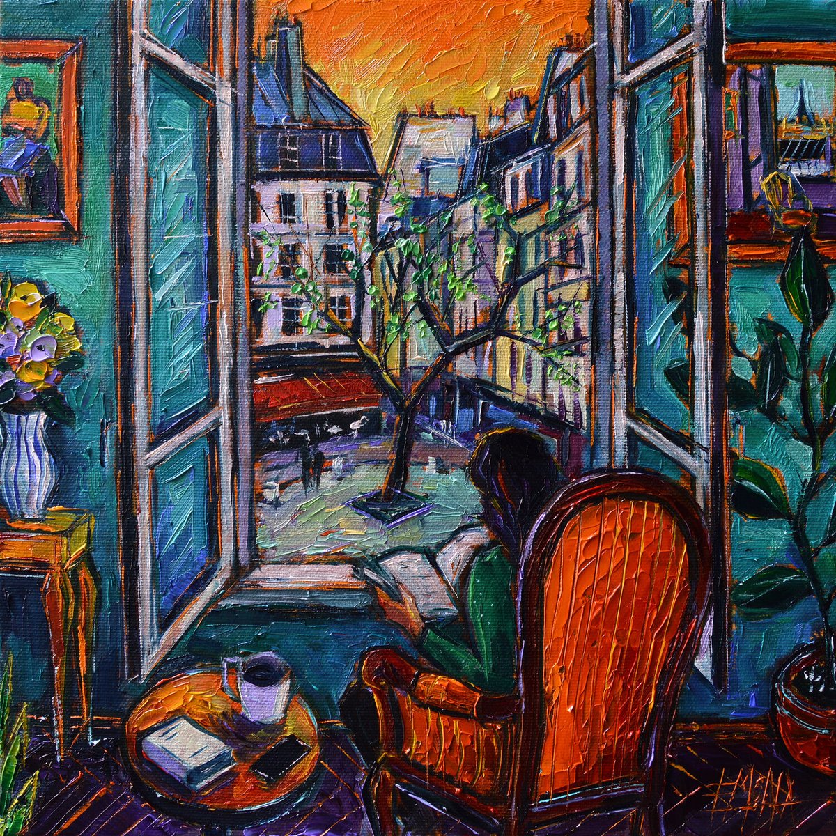 Alfredo Bryce Echenique (1939-2026)
(Quartier Latin,  Paris. Vista de la Place de la Contrescarpe, Mona Edulesco).
