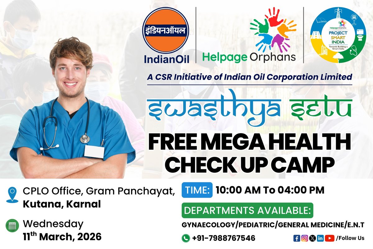 hoindofficial's tweet photo. > Free General Health Check Ups & Screenings
> Expert Consultations
> Free Medicines
> Community Impact
#HealthCamp #CommunityHealth #PreventiveCare #WellnessUpdate #FreeHealthCheckup #HealthForAll #CommunityCare #NewProjectStart #HealthAwareness #healthylifestyle #healthcare https://t.co/FbZQ7dKDMj