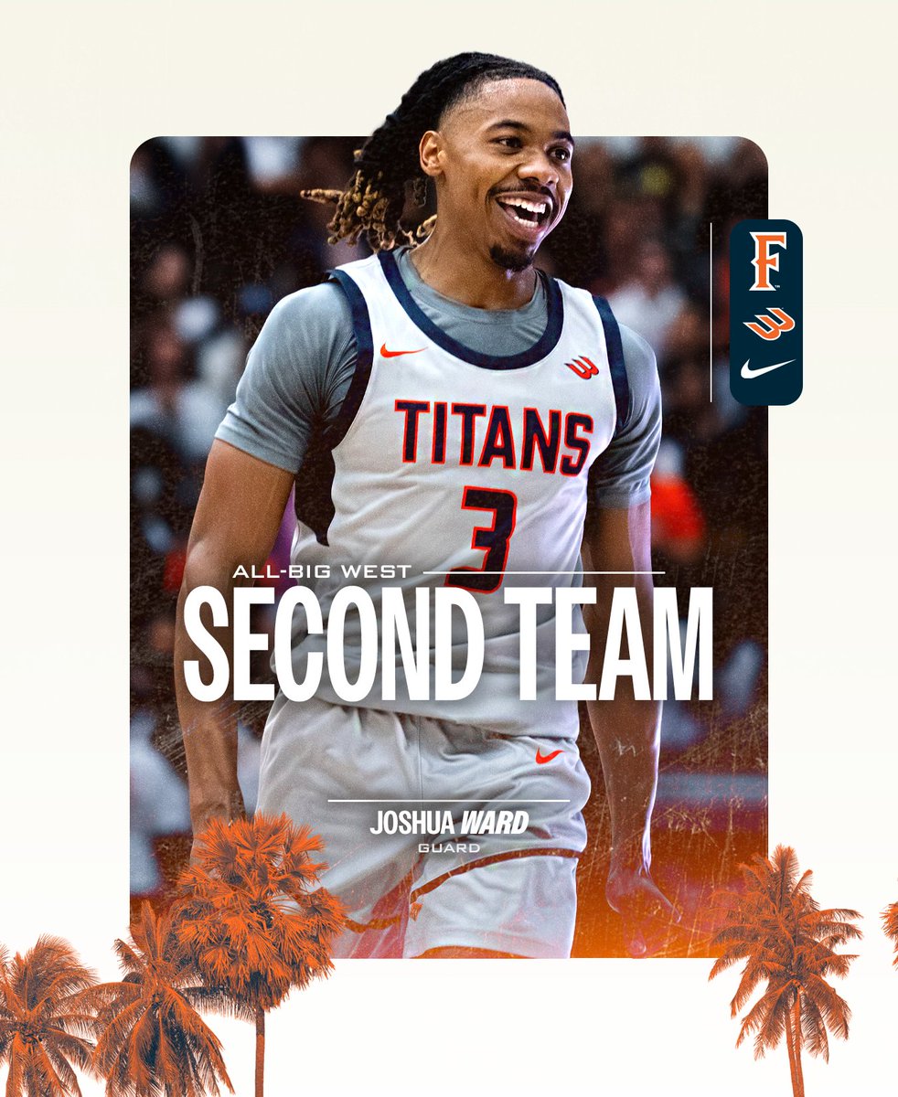 FullertonMBB's tweet photo. 𝘽𝙄𝙂 time season = 𝘽𝙄𝙂 time recognition.🏀
Congrats to Josh Ward on being named 𝘼𝙡𝙡-𝘽𝙞𝙜 𝙒𝙚𝙨𝙩 𝙎𝙚𝙘𝙤𝙣𝙙 𝙏𝙚𝙖𝙢‼️

#TusksUp https://t.co/C0eqVGqFHV