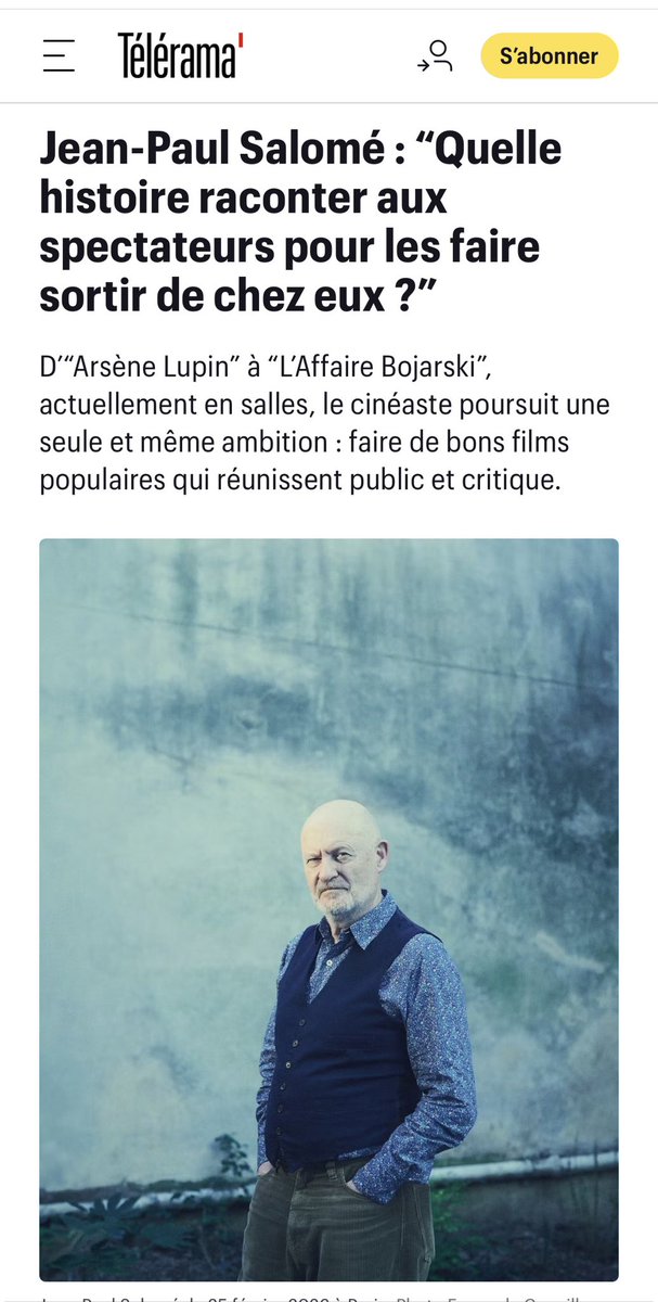 Jean-Paul Salomé tweet media