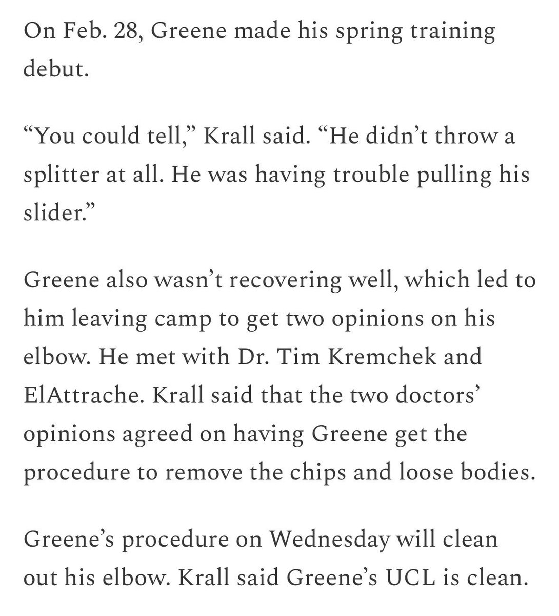 sportz_nutt51's tweet image. Some interesting and eye-opening remarks here on Hunter Greene’s injury. Someone is lying. 

#FunnellVision 

open.substack.com/pub/charliesch…