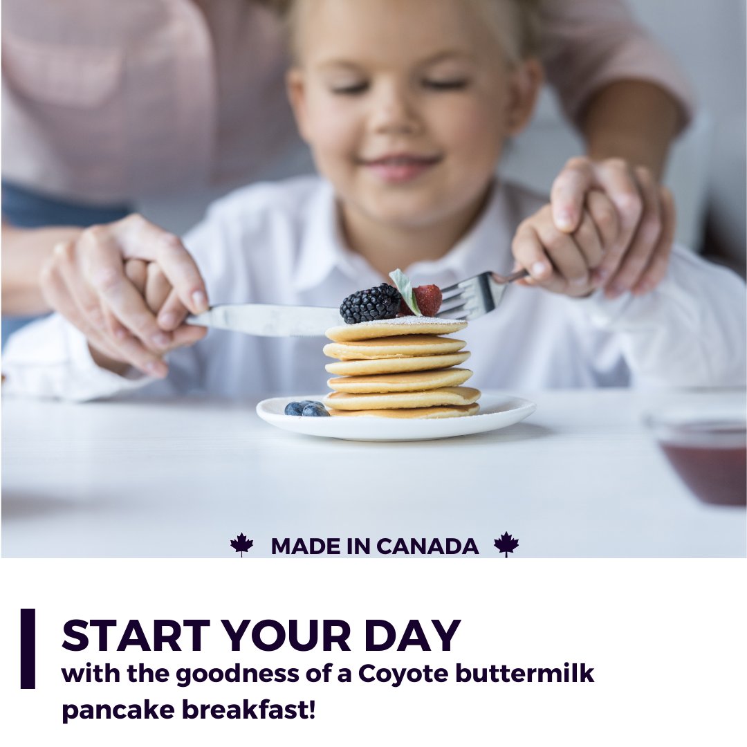 Packed with calcium and fibre, our carefully crafted Buttermilk Pancake and Waffle Mix is a key part of a nutritious breakfast to fuel your family’s activity-filled days. 🍁

#madeincanada #madeincanadamatters #supportlocal #Canada #localbusiness  #wholegrains