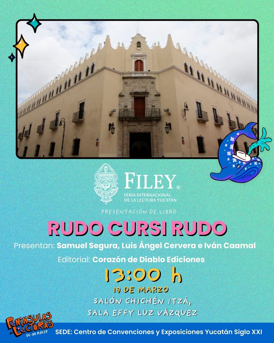 Invitados están a la <a href="/la_filey/">lafiley</a> - Feria Internacional de la Lectura Yucatán. 🥳