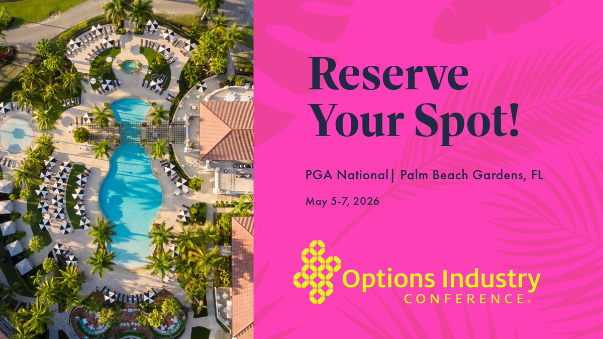 Options Industry Conference tweet media