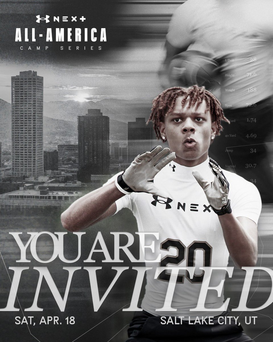 Thanks for the invite! Pumped to compete! <a href="/TheUCReport/">Billy Tucker</a> <a href="/CraigHaubert/">Craig Haubert</a> <a href="/TomLuginbill/">Tom Luginbill 🇺🇸 🏈</a> <a href="/DemetricDWarren/">Demetric D. Warren</a> <a href="/BrandonHuffman/">Brandon Huffman</a> #UANext