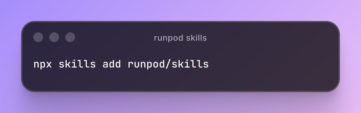 Runpod tweet media