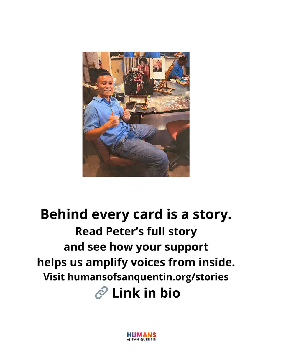 “Art is more than just art. I’m committed to using it to support people, stand up for human rights, and reach the youth.” 
Peter, 35
Incarcerated: 8 years