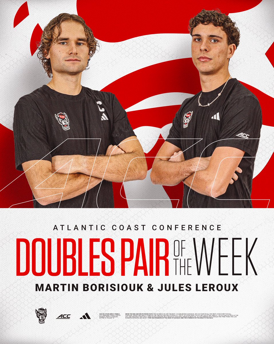 NC State Men’s Tennis 🐺🎾 tweet media