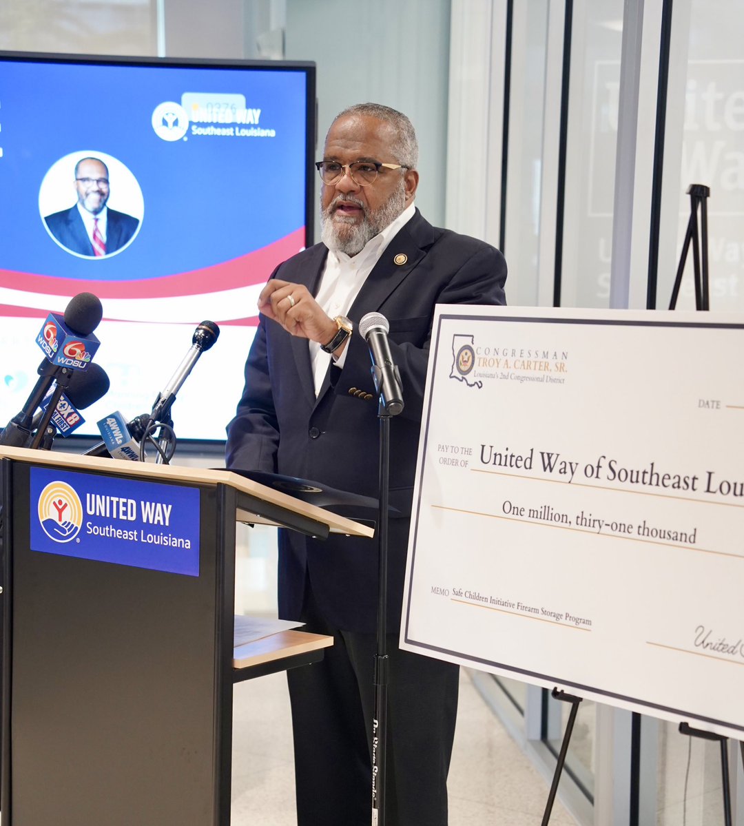 Congressman Troy A. Carter tweet media