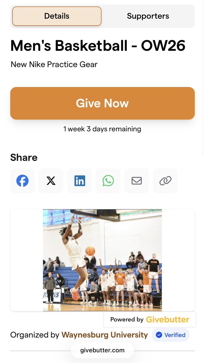 Waynesburg Basketball tweet media