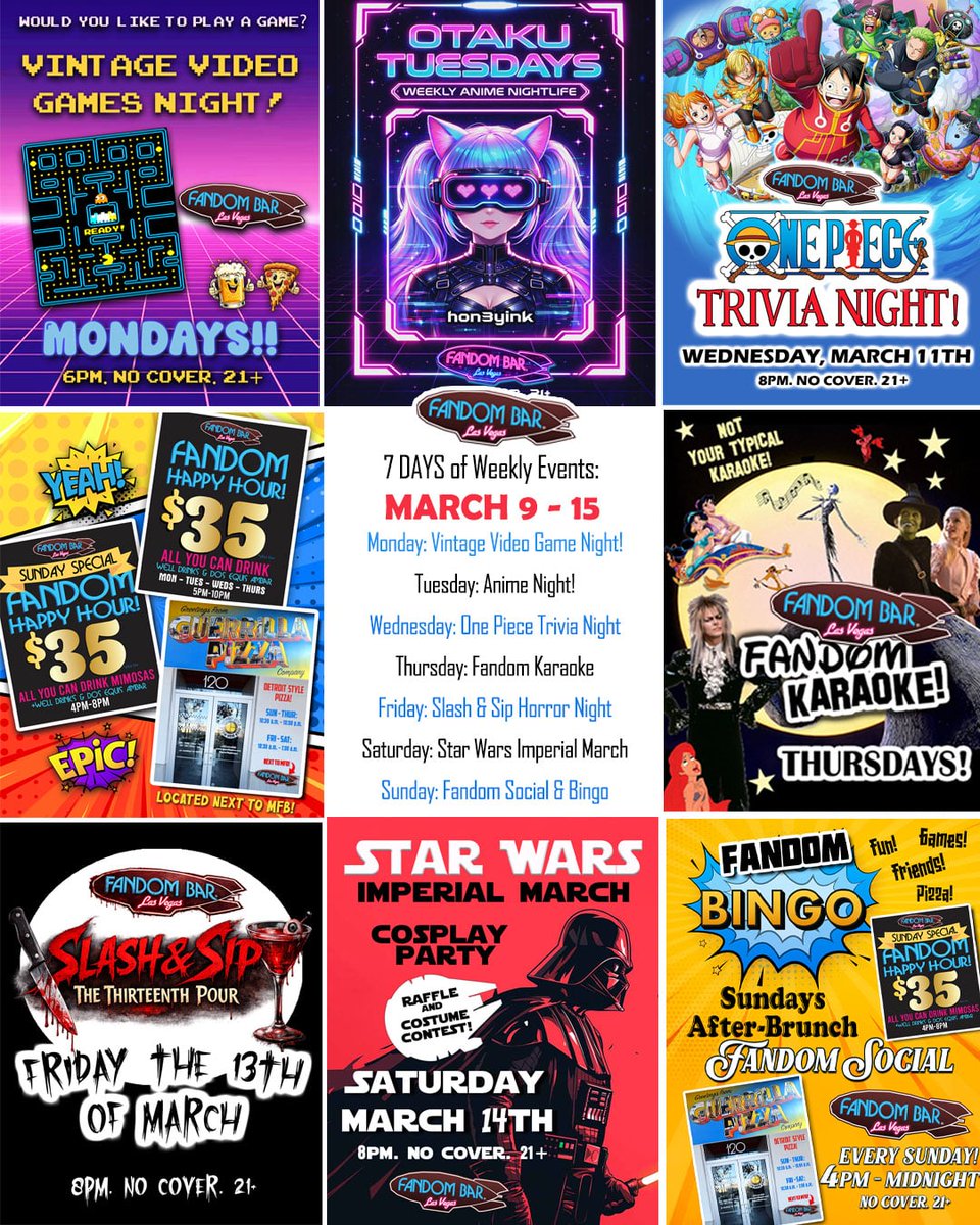 FANDOM BAR - Las Vegas tweet media