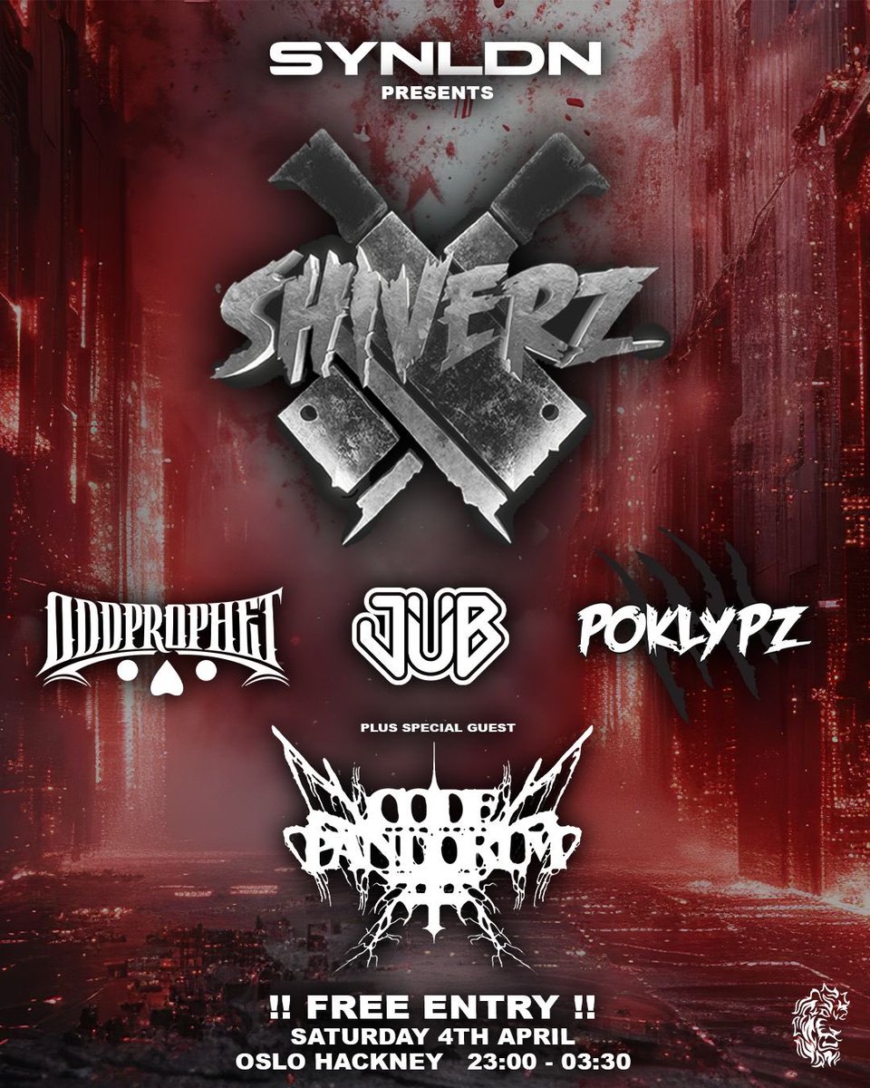 Jesus died for free dubstep pop ups.

Sign up for free tickets here: mailchi.mp/synldn/shiverz…

🐣 🐣