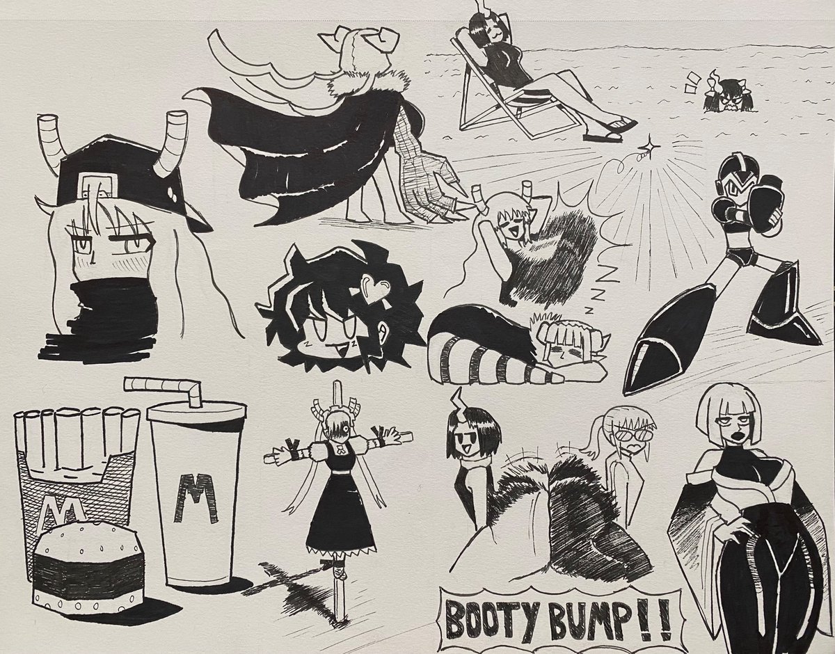 BORED BOARD #7 IS COMPLETE!
This is the most requests I’ve crammed into a single page! Thank you everyone for your suggestions! 🔥❤️ #art #DragonMaid #MegaMan