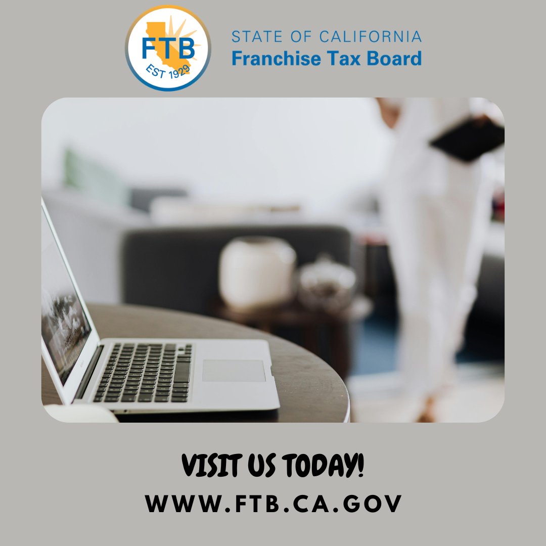 California FTB tweet media