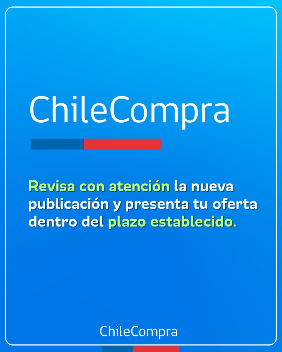 ChileCompra tweet media