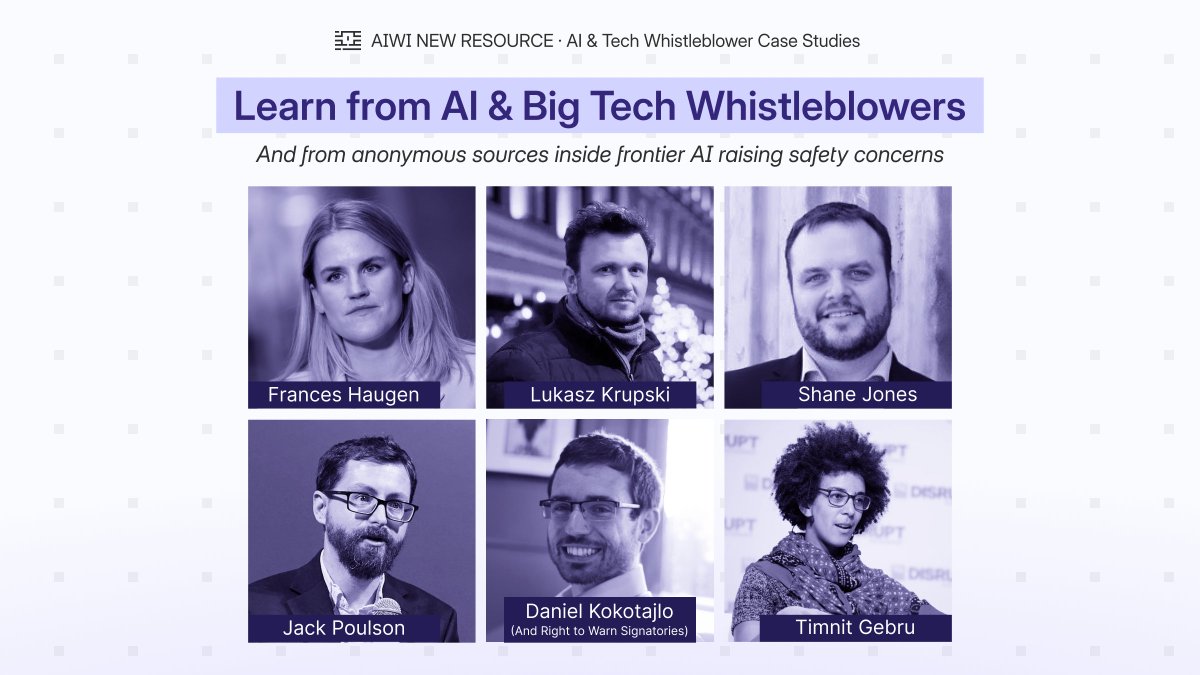 AIWI - The AI Whistleblower Initiative tweet media