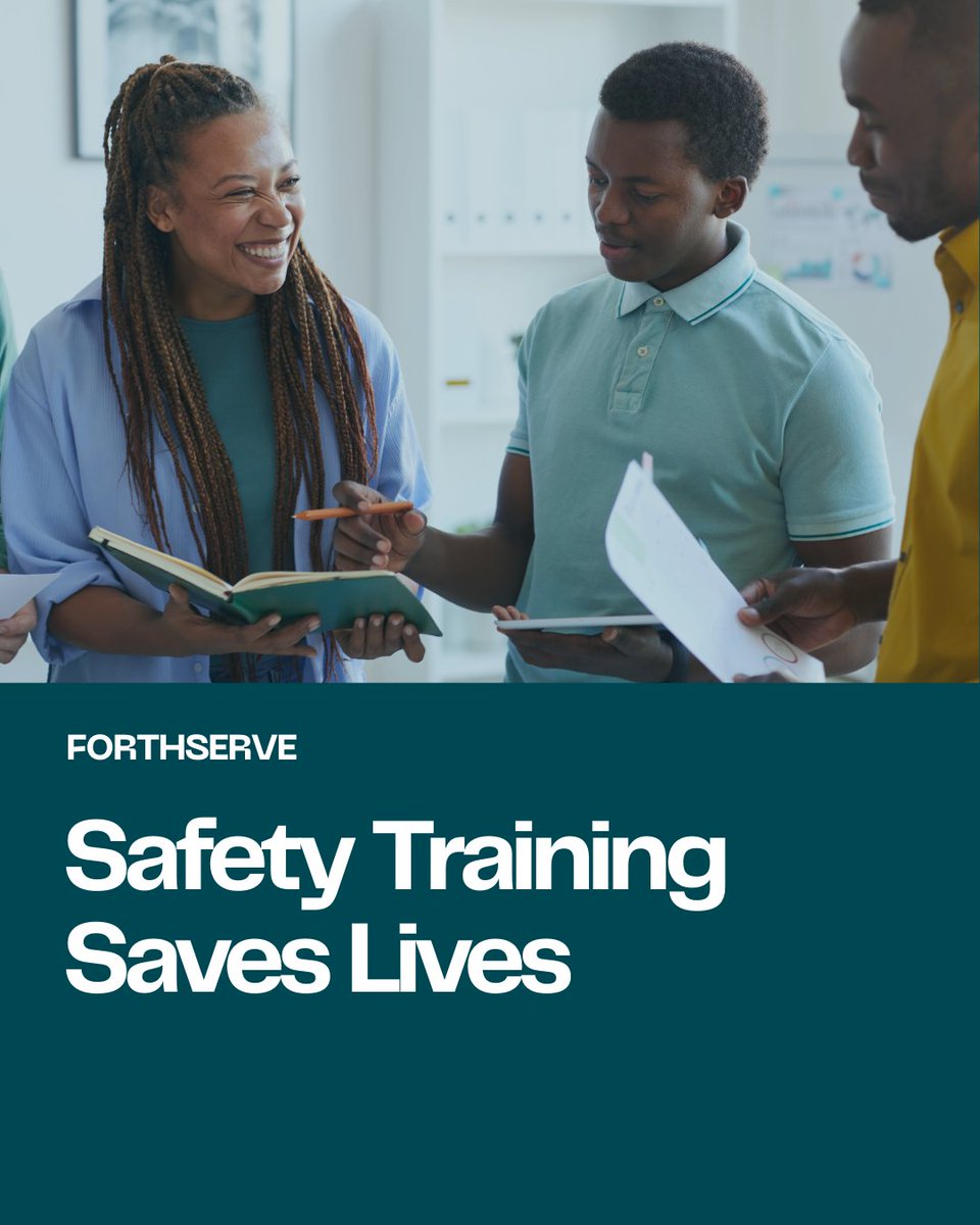 forthserve's tweet image. One training session can make the difference between a close call and a serious injury. Comprehensive safety programs build confidence, awareness, and accountability at every level of the workforce.

#SafetyMatters #EmployeeTraining #SafeWorkplace #SafetyEducation