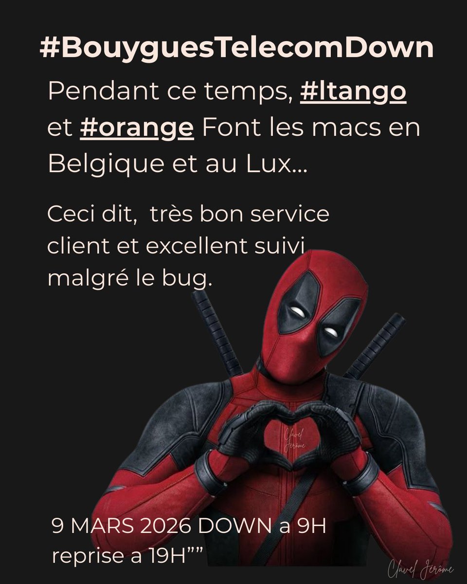#BouyguesTelecomDown