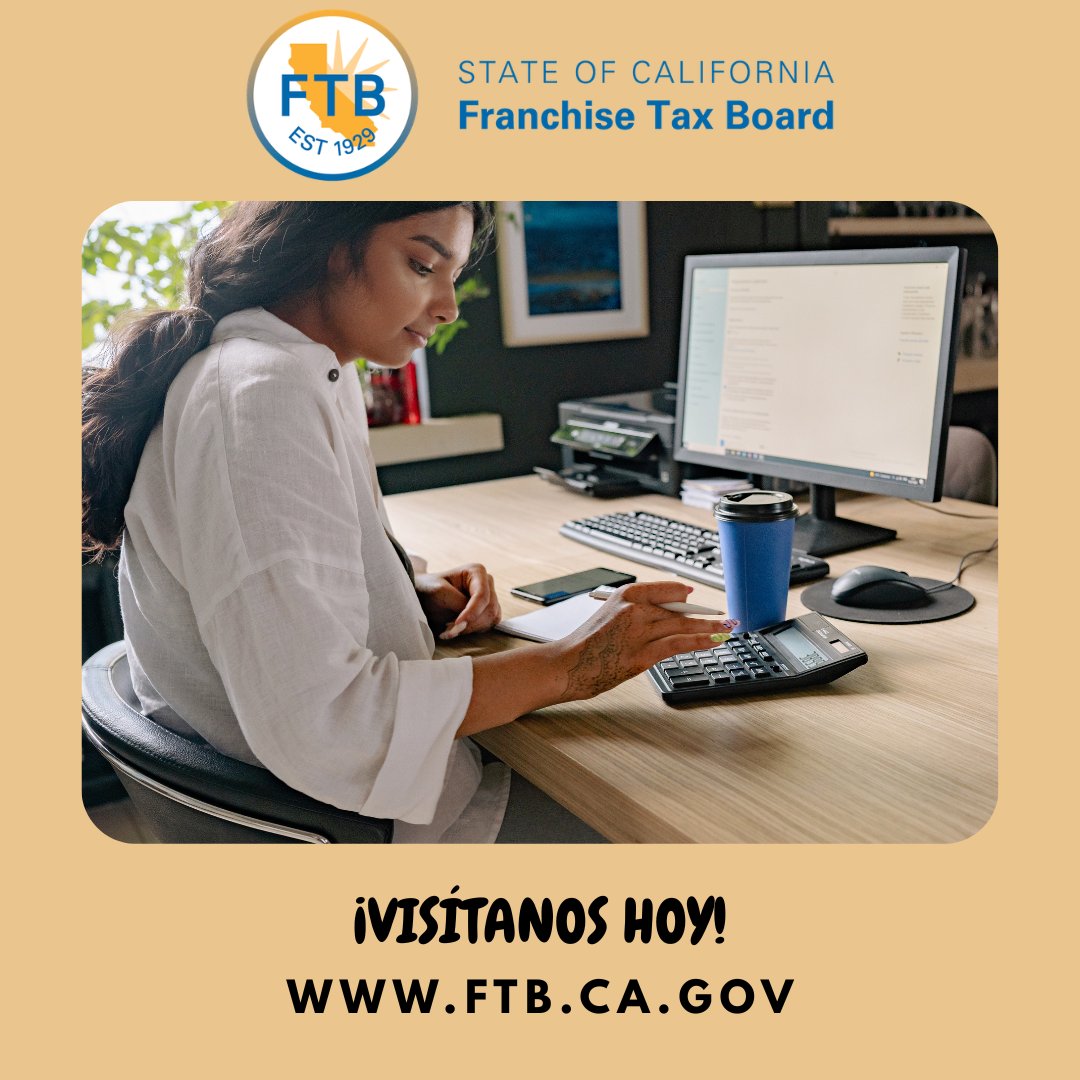 California FTB tweet media