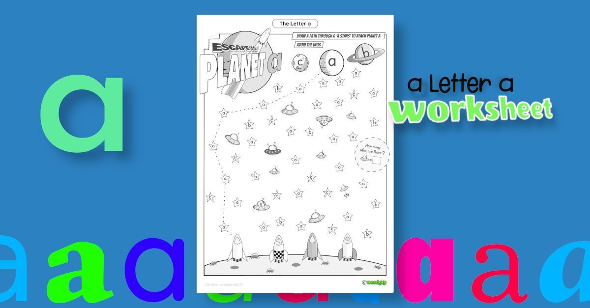 wordpip's tweet photo. 🚀 Attention all space explorers! 🌌 It's time to gear up and escape from Planet A ! 🌝Practice the letter A with this engaging Letter A Worksheet 👉 Download for free now: https://t.co/UPI2mQH7Zl  #HomeSchooling #ABCs #EarlyEducation #LetterA https://t.co/OMcyZSTanJ