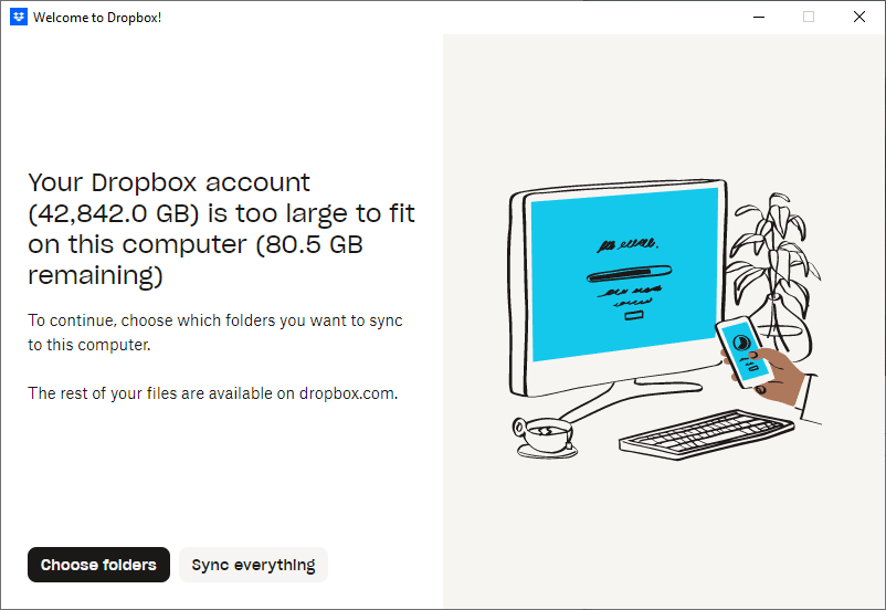ahahaha, no shit I don't have 42 terabytes.
