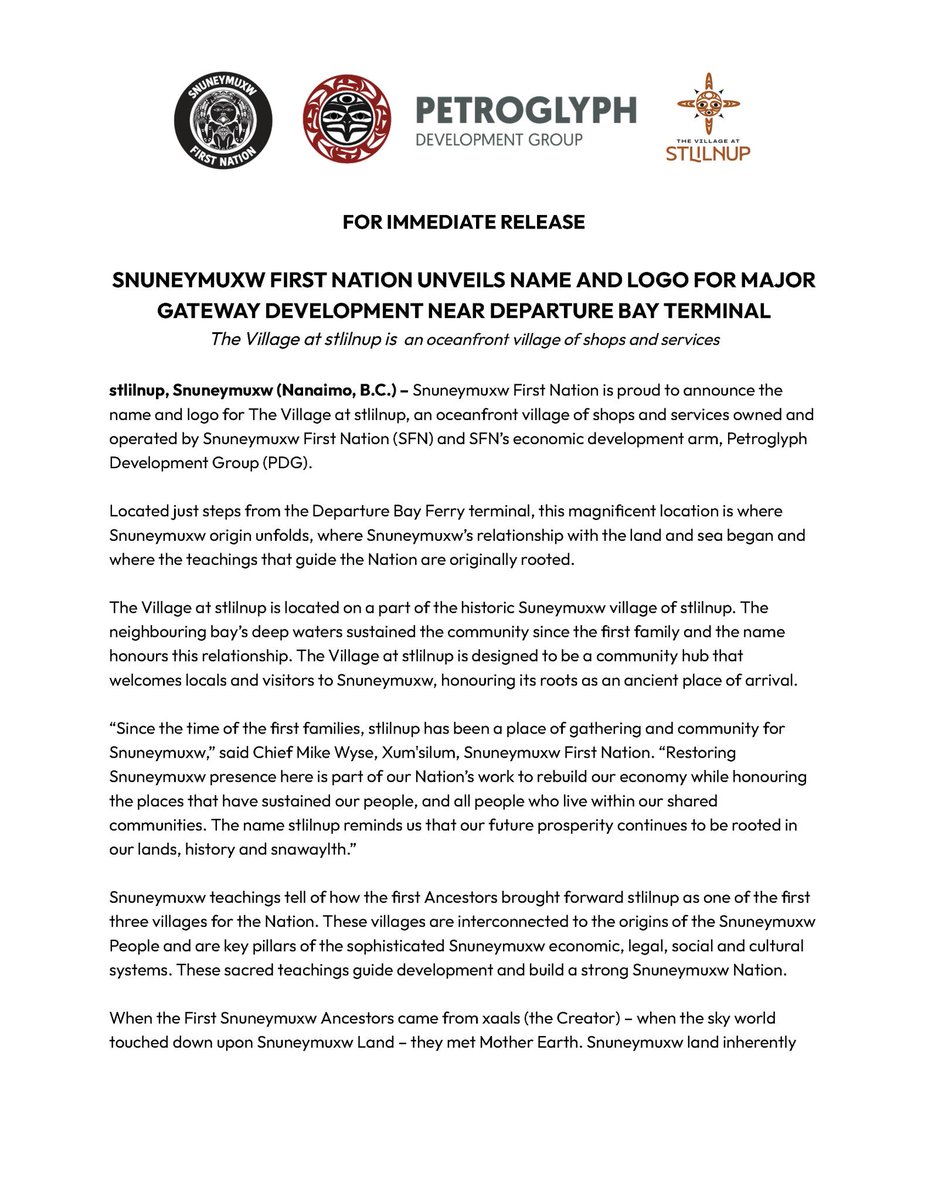 Snuneymuxw First Nation tweet media