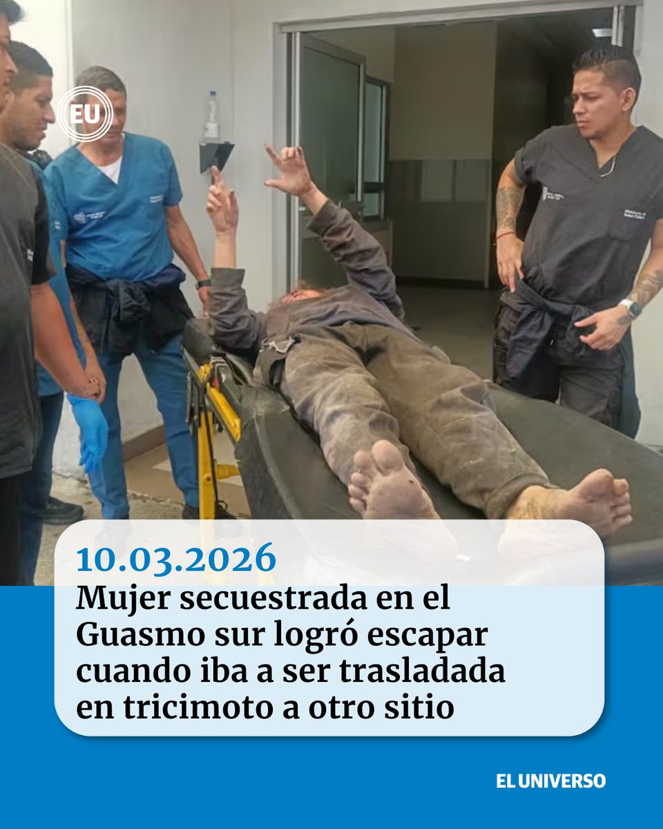 Una mujer que había sido secuestrada la tarde del 4 de marzo en el Guasmo sur logró recuperar su libertad ow.ly/jLWo50Ys0S3