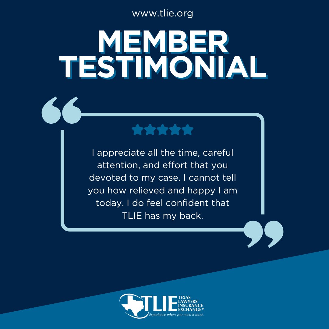 Texas Lawyers' Insurance Exchange tweet media