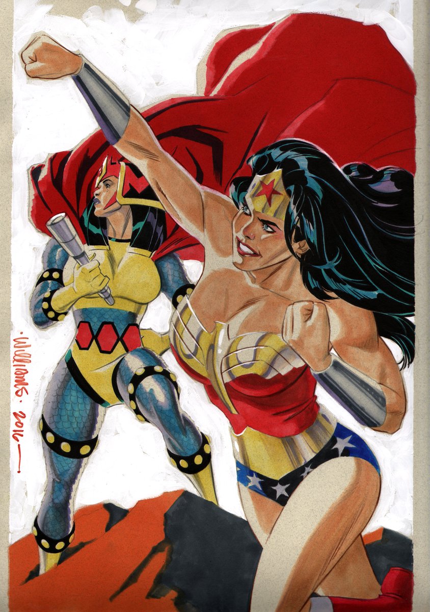 2016 #WonderWoman  &amp;  #JackKirby's  #BigBarda commission