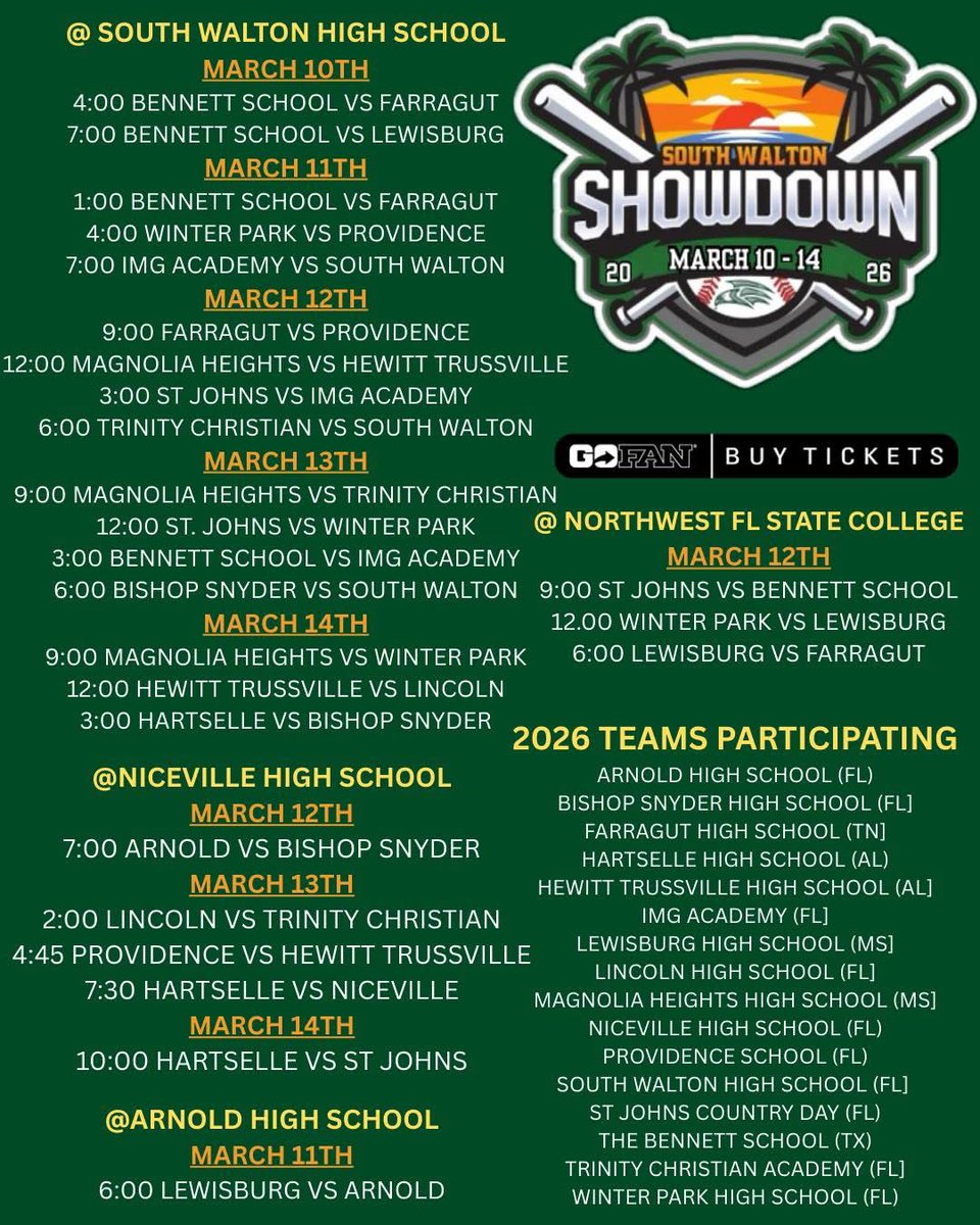 South Walton Showdown tweet media