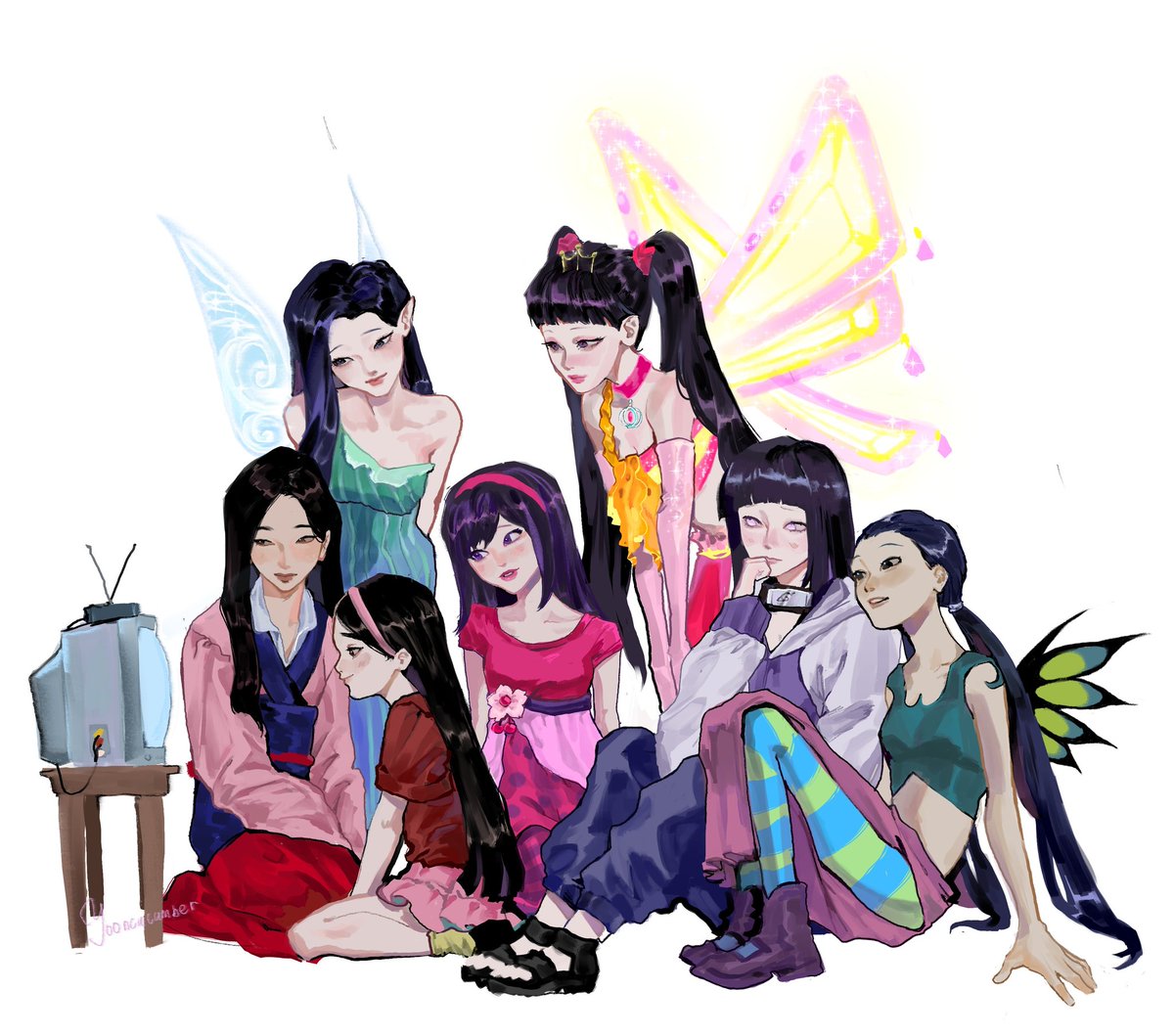 it's always been the characters that looked like you
#art #winx #mulan #disney #fairies #naruto