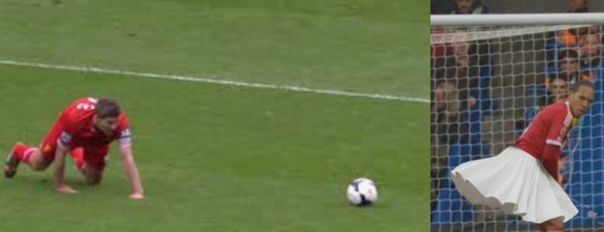 Virgil Van Ass gets a Yellow Card

#GSvLIV