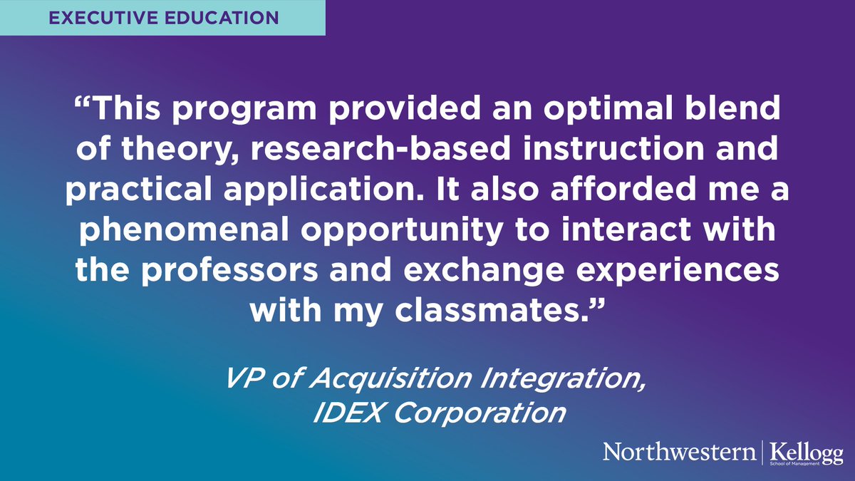 Kellogg Executive Education tweet media